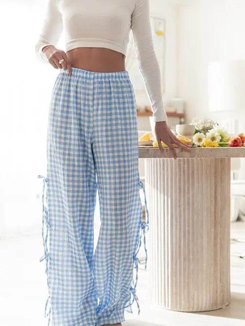 Side Bow Tie Pants
