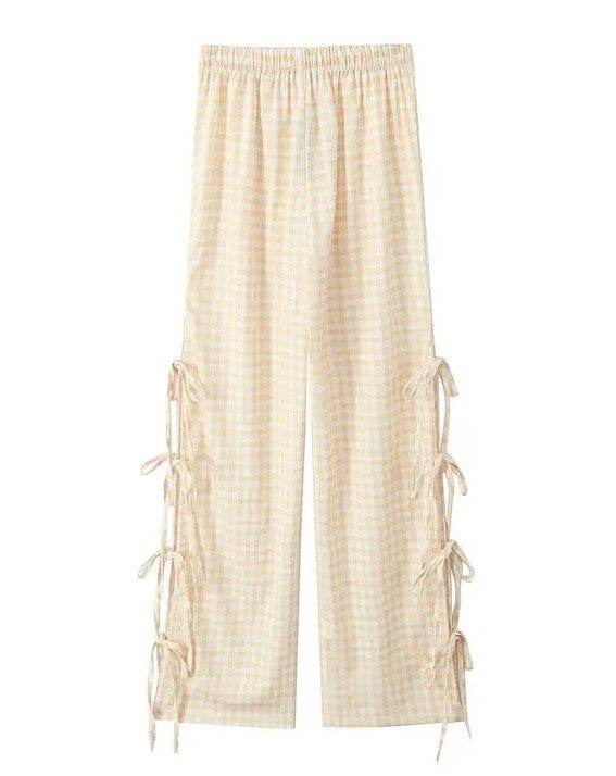 Side Bow Tie Pants