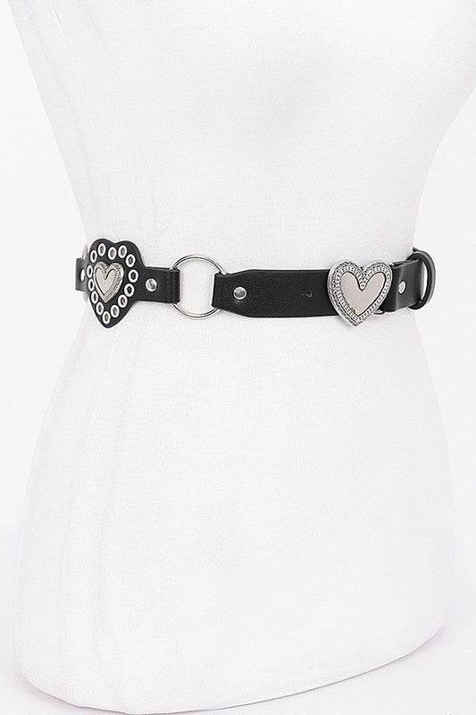 Heart Buckle Iconic Vintage Link Belt