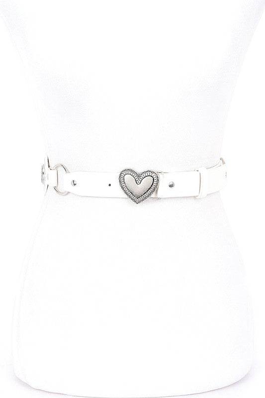 Heart Buckle Iconic Vintage Link Belt