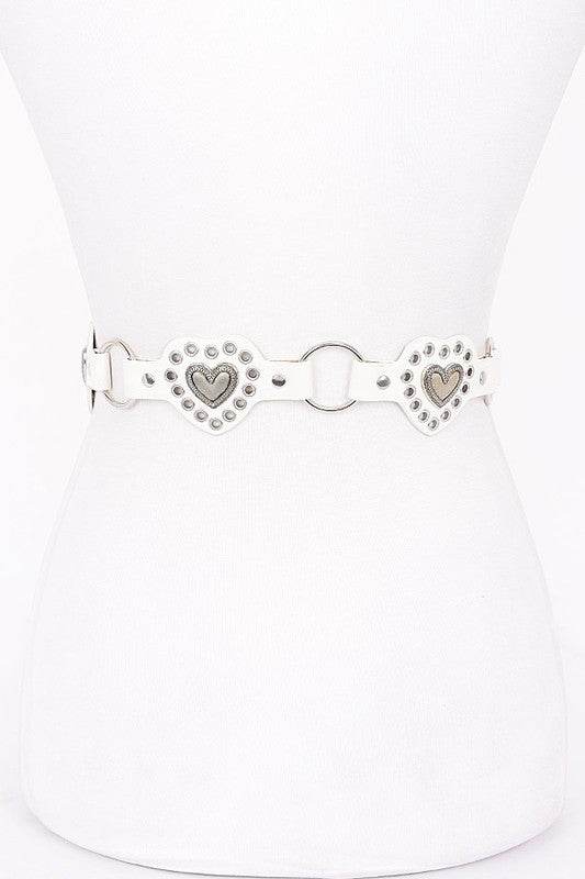 Heart Buckle Iconic Vintage Link Belt