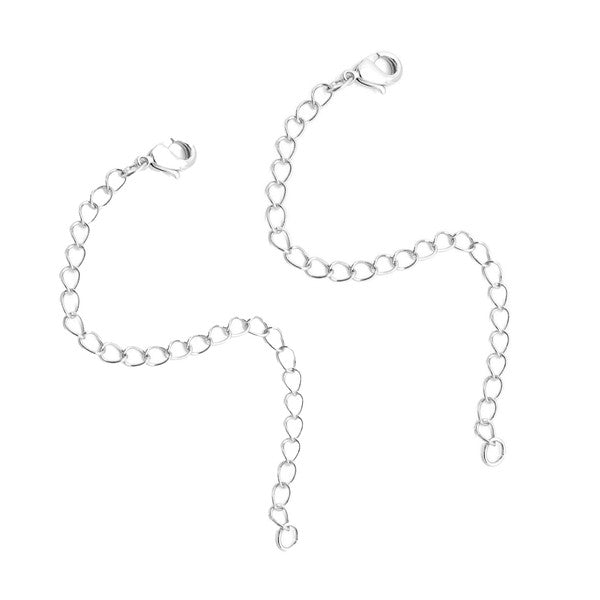 2 Pcs 3 Inch Long Bracelet Necklace Extender