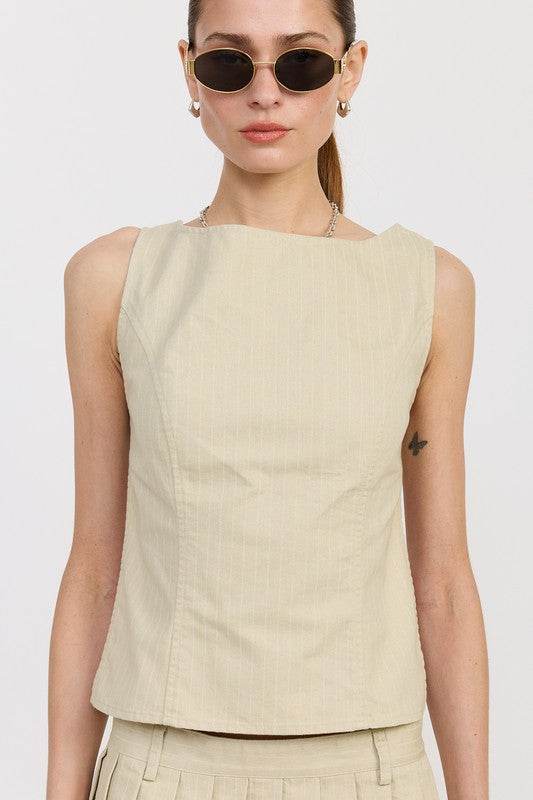 BACKLESS RIDER TOP