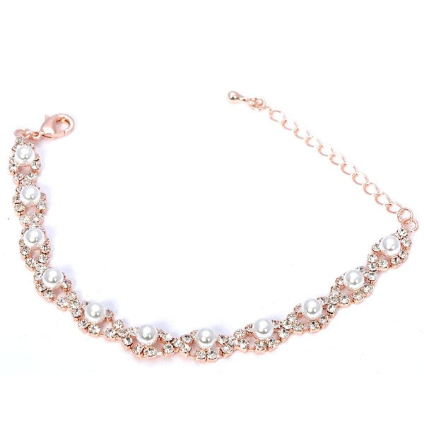 Wedding Wire X Faux Pearl Bracelet