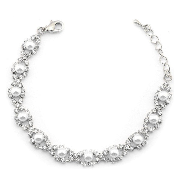 Wedding Wire X Faux Pearl Bracelet