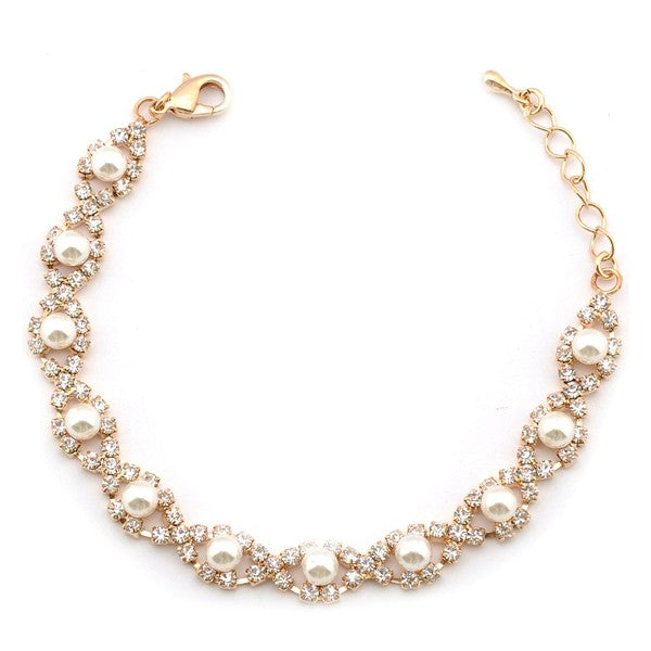 Wedding Wire X Faux Pearl Bracelet
