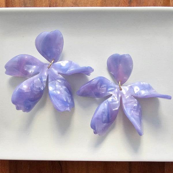 Jasmine Earrings - Lavender Haze
