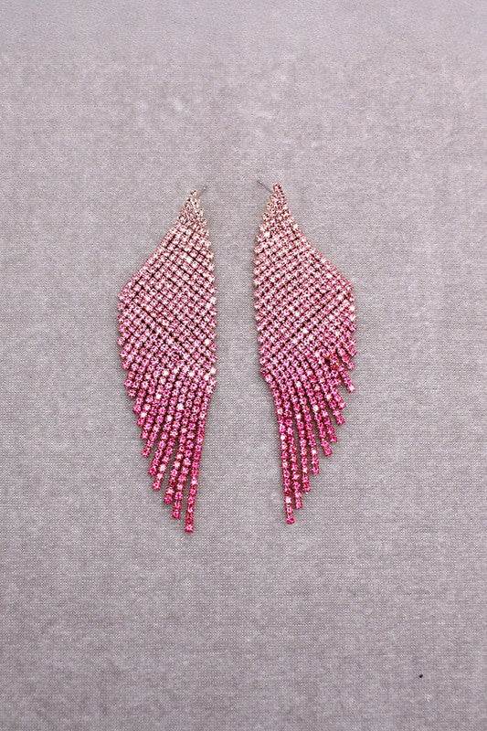 Rhinestone Drop Earrings