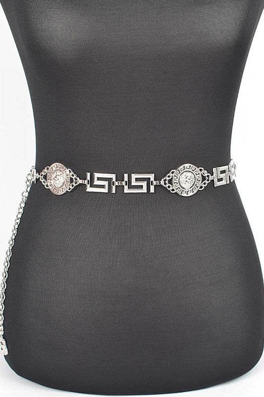 Medallion Iconic Fashion Chain Belt