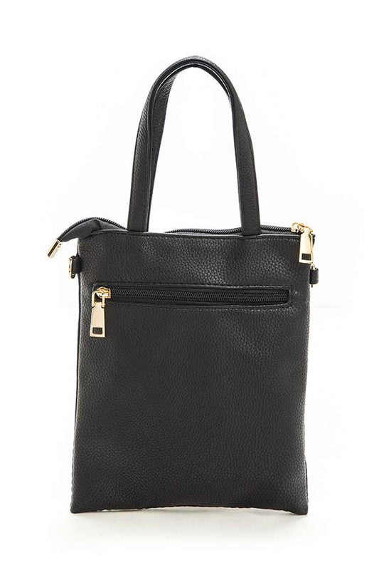 Bow Turban Girl Large Embellished Top Handle Bag