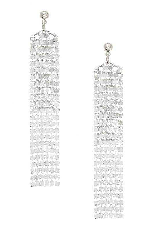 Chainmill Long Drop Iconic Earrings
