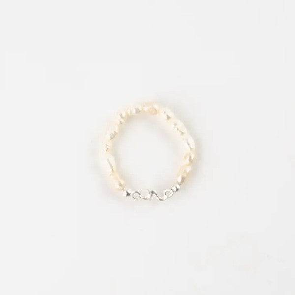 Kuta Wave Stone Stretch Ring