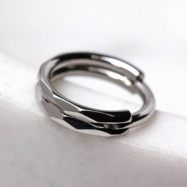 316L Stainless Steel Multi Faceted Prism Cut