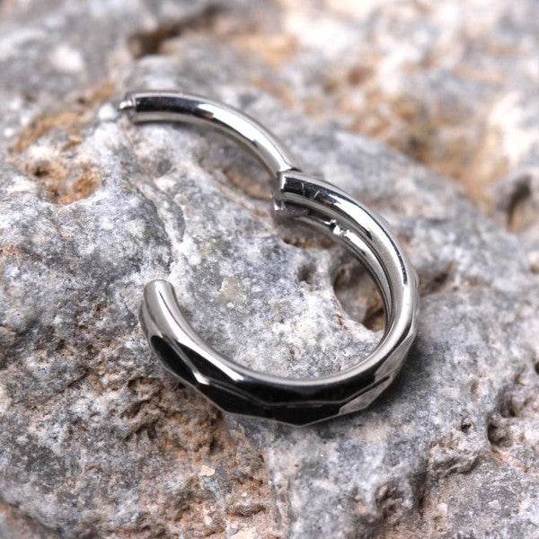 316L Stainless Steel Multi Faceted Prism Cut
