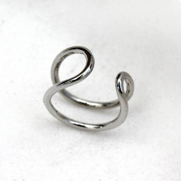 316L Stainless Steel Double Ring Fake Cartilage