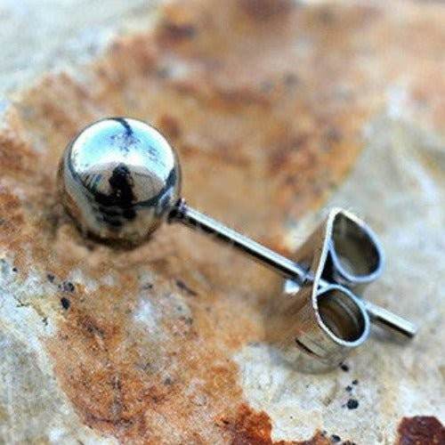 Pair of 316L Stainless Surgical Steel Ball