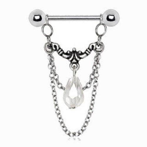 316L Stainless Steel Aurora Double Chain Nipple