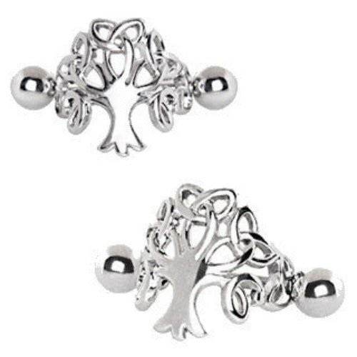 316L Stainless Steel Tree of Life Cartilage Cuff