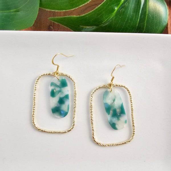 Madison Earrings - Jade Opal