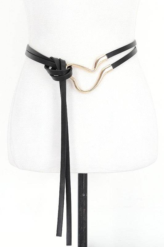 Iconic Buckle Fashion Wrap Belt