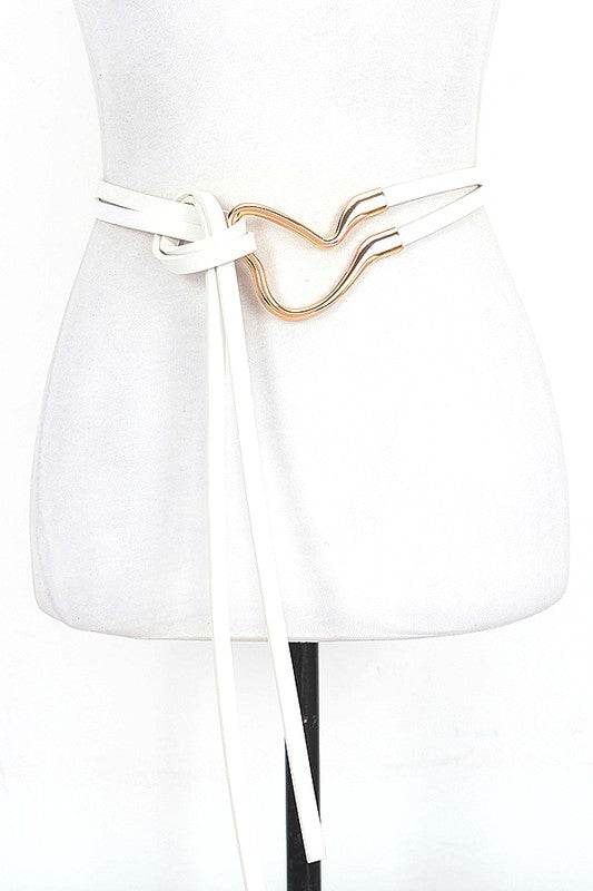 Iconic Buckle Fashion Wrap Belt