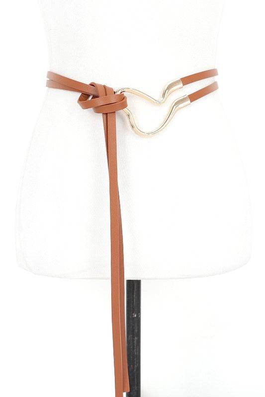 Iconic Buckle Fashion Wrap Belt