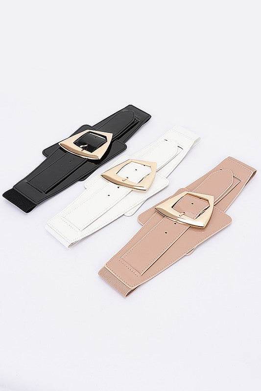 Wrap Around Fashion Elastic Wide Belt