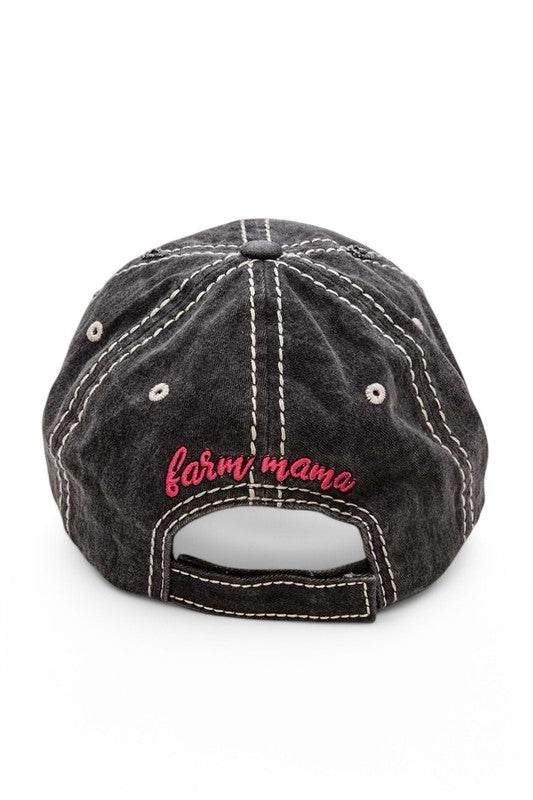Happy Farm Mama Vintage Cotton Cap