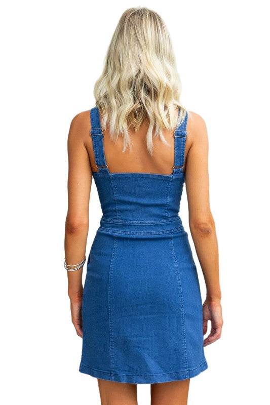 WOMEN FASHION DENIM DRESS