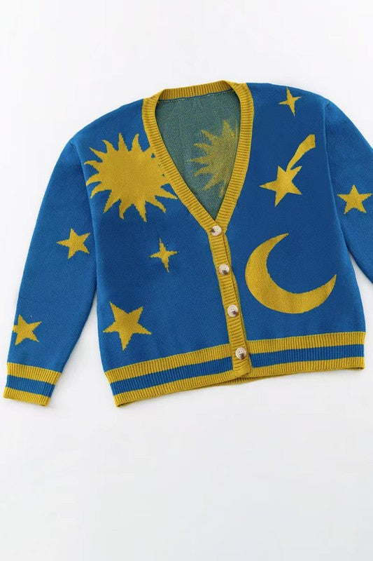 Celestial knit cardigan