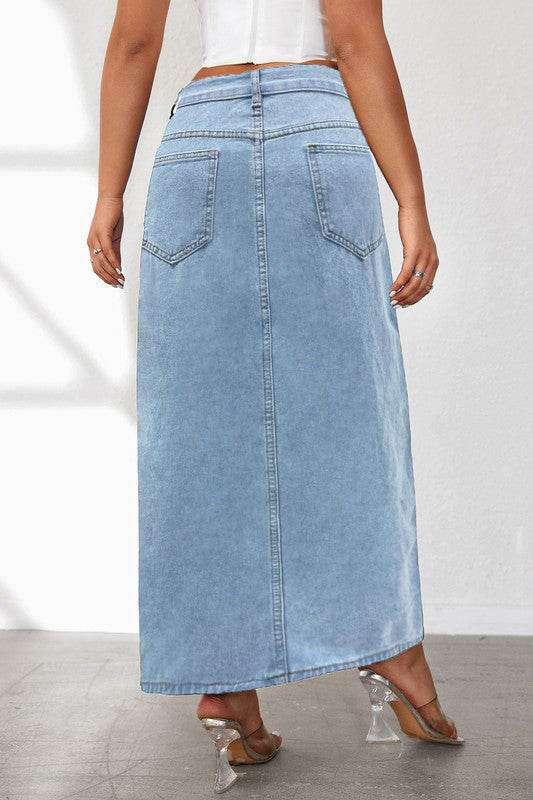 WOMEN FASHION DENIM SKIRT