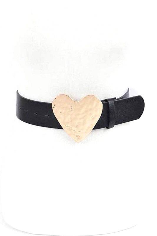 Plus Size Hammer Heart Buckle Belt