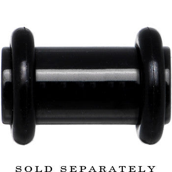 2G Black Acrylic Plug