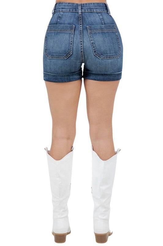 Willow Denim Short in Dark Wash