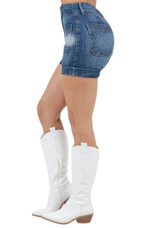Willow Denim Short in Dark Wash
