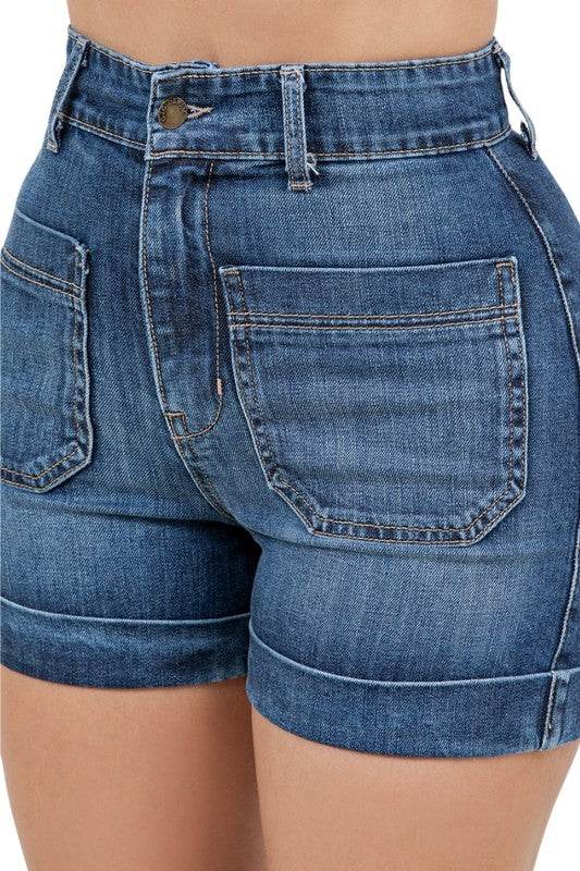 Willow Denim Short in Dark Wash