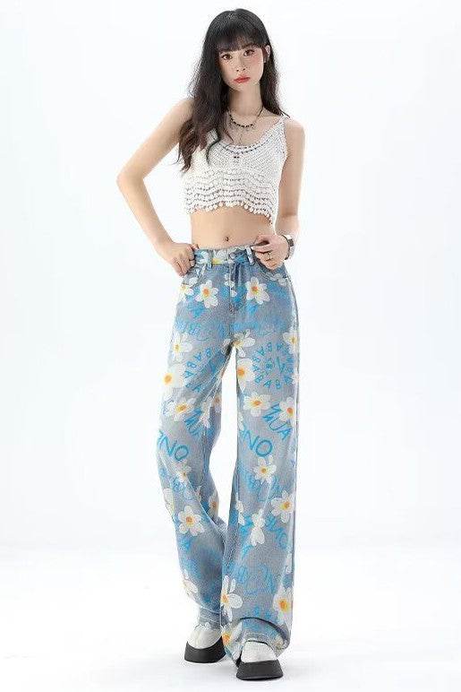 WOMEN FASHION STYLE DENIM PANTS