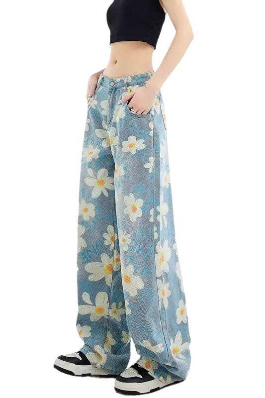 WOMEN FASHION STYLE DENIM PANTS
