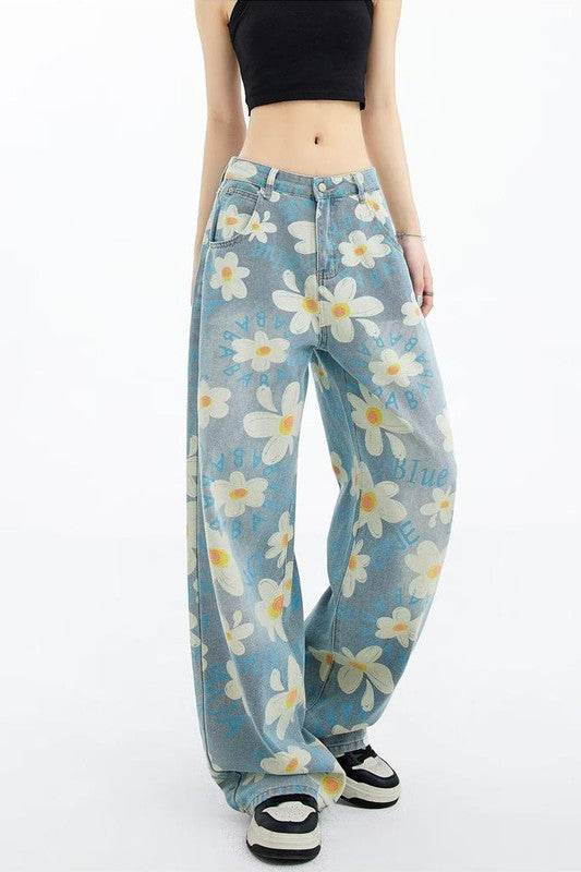 WOMEN FASHION STYLE DENIM PANTS