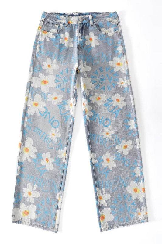 WOMEN FASHION STYLE DENIM PANTS