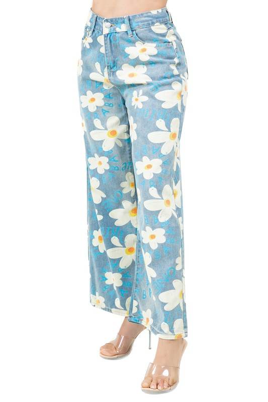 WOMEN FASHION STYLE DENIM PANTS