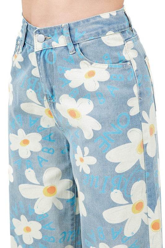 WOMEN FASHION STYLE DENIM PANTS