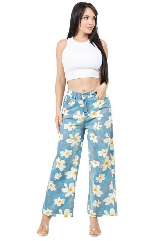 WOMEN FASHION STYLE DENIM PANTS