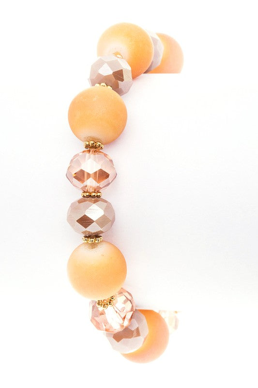 MIX BEADS STRETCH BRACELET