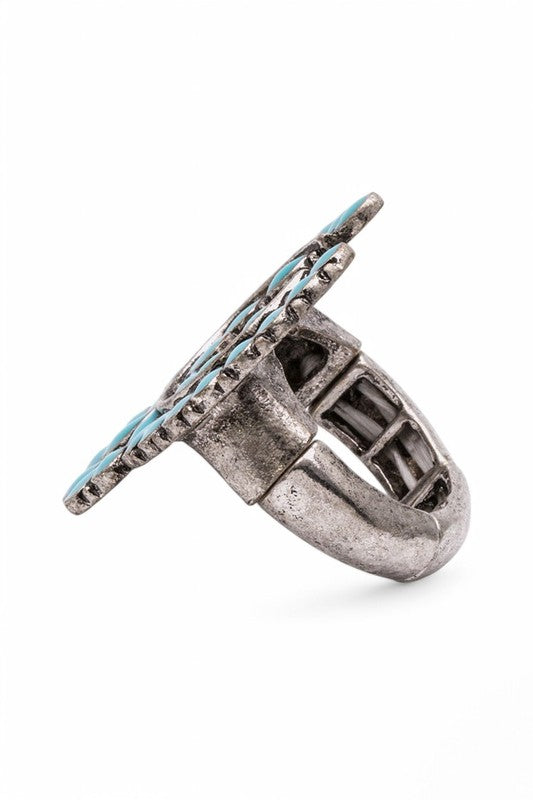 Squash Blossom Iconic Stretch Ring