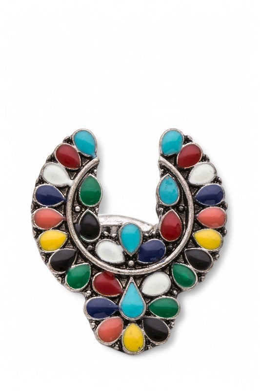 Squash Blossom Iconic Stretch Ring