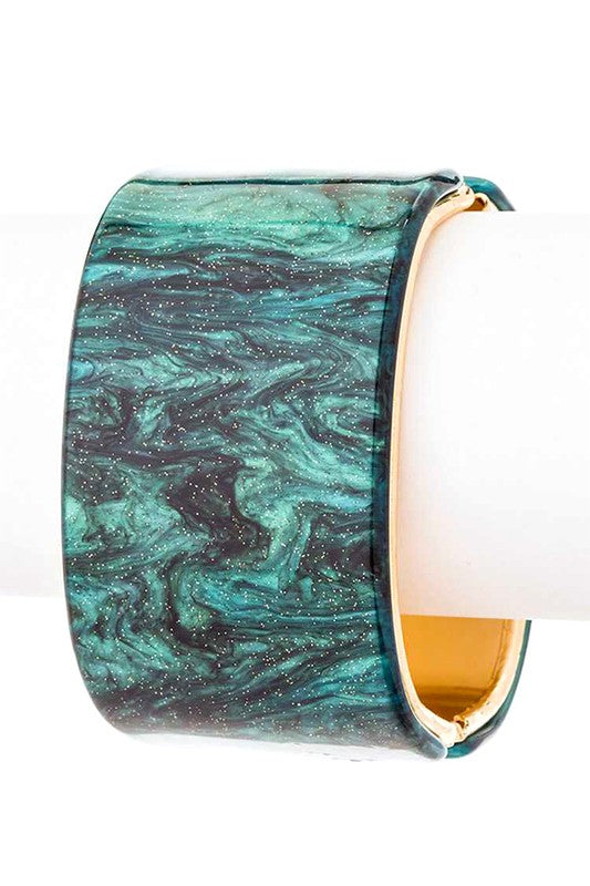 Glitter Effect Iconic Hinged Bangle