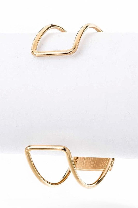 Polished Adjustable Open Cuff