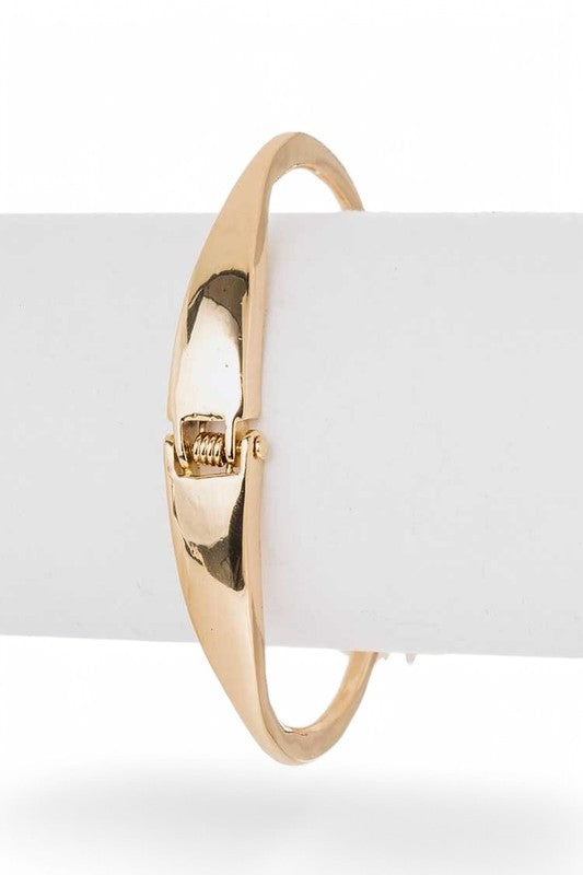 Oversize Beads Iconic Hinged Bangle