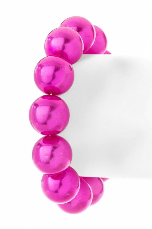 Large Pearl Elastic Bracelet